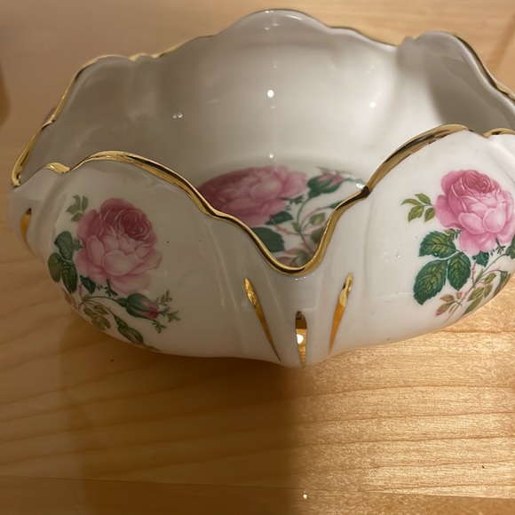 Vintage Floral Trinket Dish / Ashtray - Picture 4 of 10